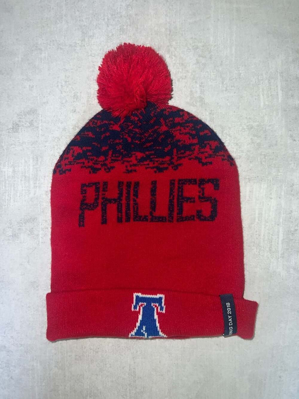 Philadelphia Phillies 2018 Opening Day Nemours SGA Knit Beanie Hat with Pom